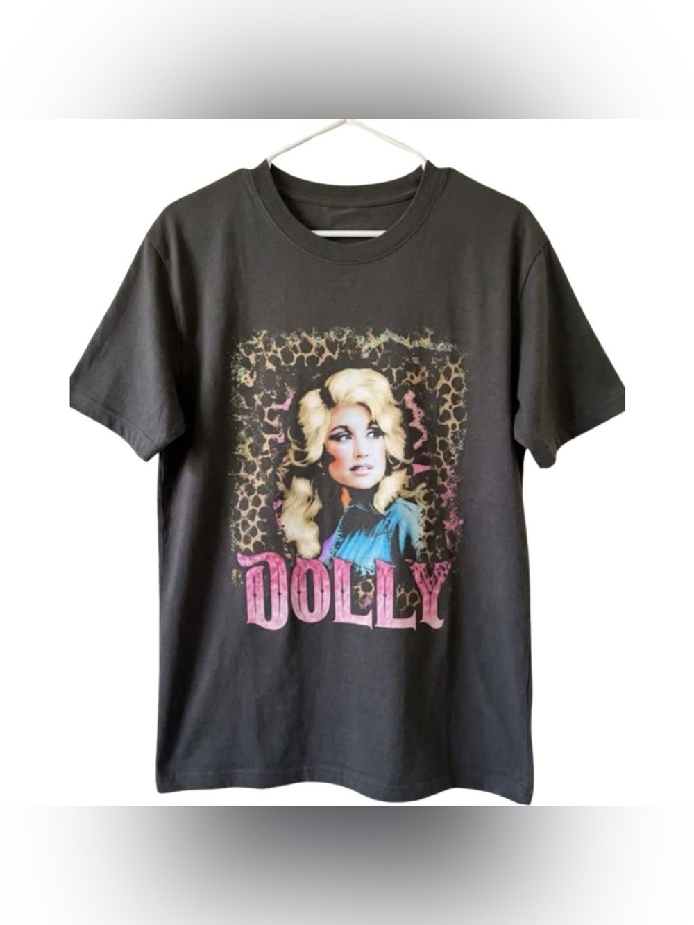 Dolly Graphic Tee for Kids - Black